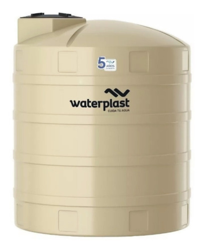 Tanque de agua Waterplast Vertical Tricapa polietileno 5000L de 209 cm x 193 cm