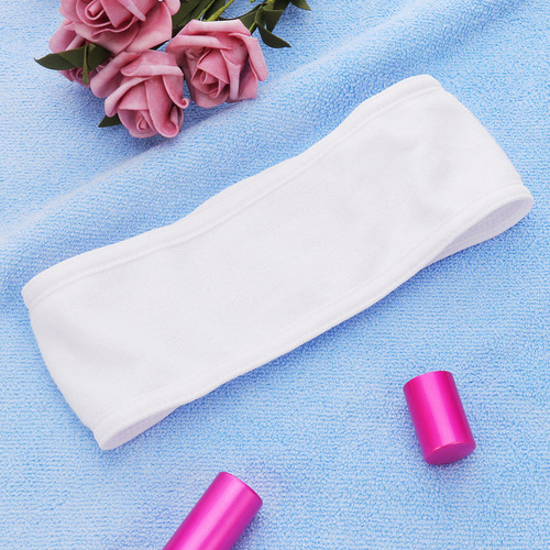 Diadema De Tela Para Maquillaje De Spa, Autoadhesiva, 3 Unid