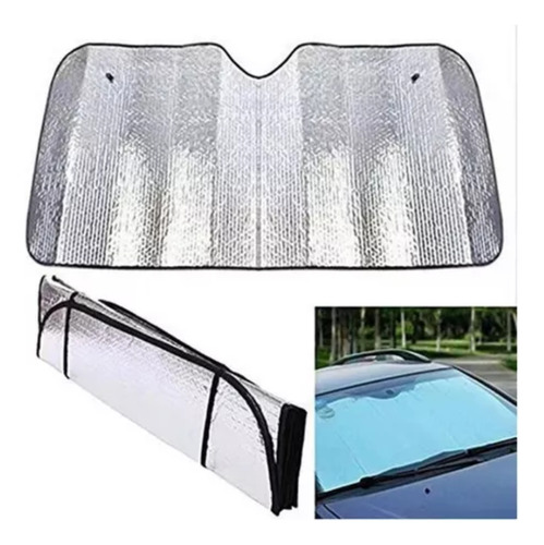Cortina Plegable Tapasol Auto 150 X 60 Refuerzo Aluminio