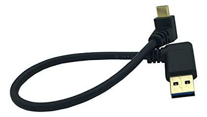 Cable Usb C A Usb Macho Corto, Usb A A C En Ángulo Recto C