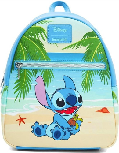 Loungefly Disney Mini Mochila Stitch En La Playa 