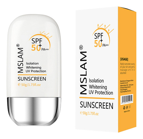 Loción De Protección Solar A Physical Sunscreen Spf50+, Hidr