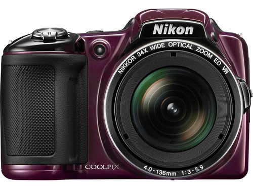 Nikon Coolpix L830 - Cámara Digital (ciruela) (renovada)