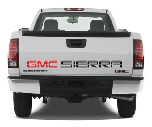 Sticker Sierra Para Tapa Batea Compatible Con Pick Up Sierra