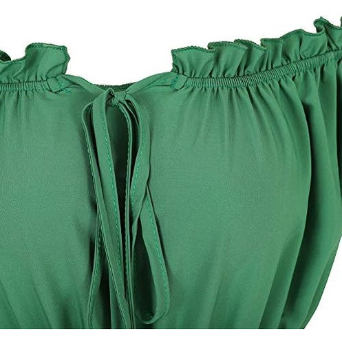 Disfraz Renacentista Mujer Chemise Medieval Vestido Campesin