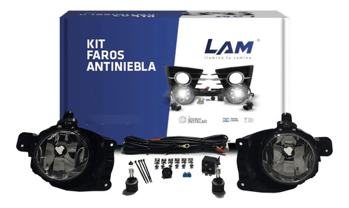 Kit Faro Chevrolet Onix 2013 Al 2019 Auxiliar Antiniebla