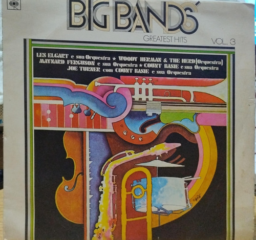 Big Bands Greatest Hits Vol. 3 Lp 1976 Cherokee Cbs 5019