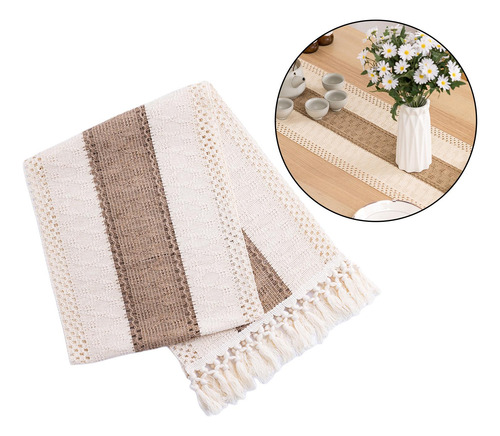 Pacote De 2 Caminhos De Mesa De Macramê Rendados Estilo