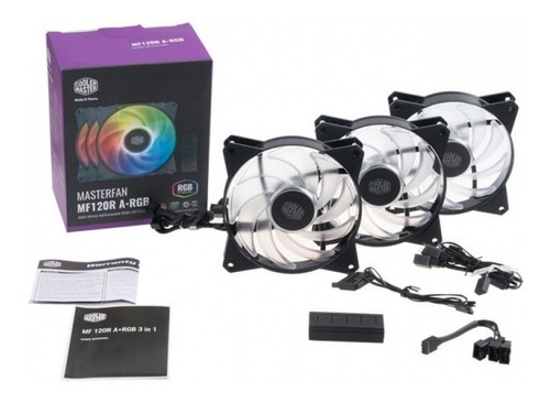 Refrigeración Fan P/ Gabinete Coolermaster Mf120r A-rgb 3en1
