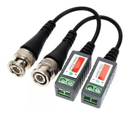 Kit 12 Pares De Video Balun Para Camera Ahd Ate 600mts Pass