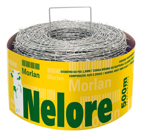 Arame Farpado 500m Promoção Galvanizado Nelore Frete Grátis