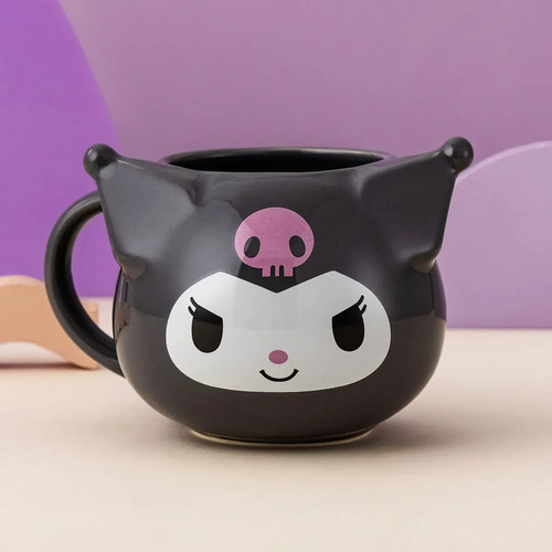 Taza Ceramica 3d Mod Kuromi Hello Kity 355 Ml 