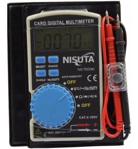 Tester Multimetro Digital Autorango Mini Nisuta Ns-tedimi