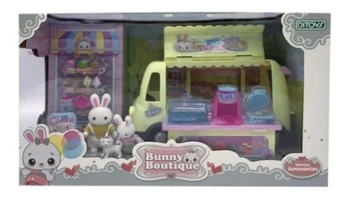 Bunny Boutique Camion De Comida  Figuras Conejos Ditoys