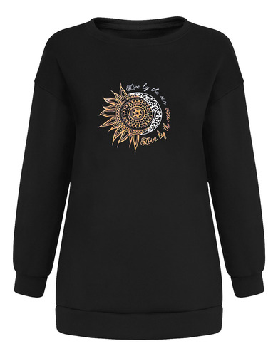 Blusa G A La Moda De Halloween Para Mujer, Casual, Manga Lar