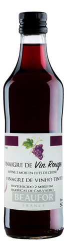 Vinagre de Vinho Tinto Beaufor Vidro 500ml