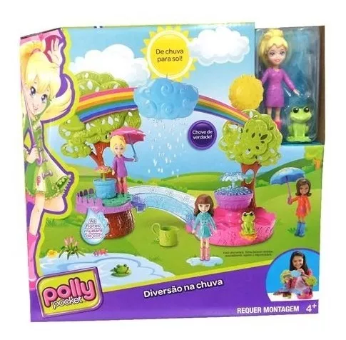 Polly Pocket Diversão Na Chuva - Mattel - A sua Loja de Brinquedos