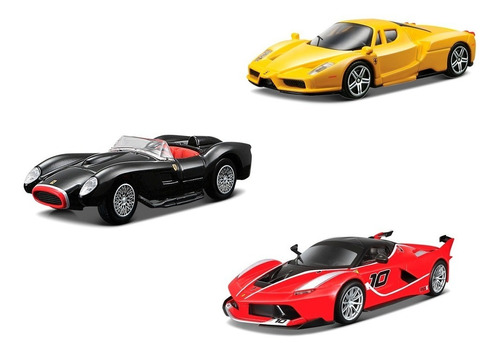 Clarín Colección Ferrari Gt Set 1 De 3 Autos