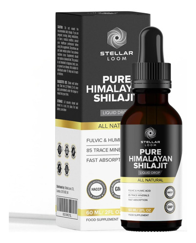 Gotas Líquidas Puras De Shilajit Do Himalaia (60 Ml) | Suple