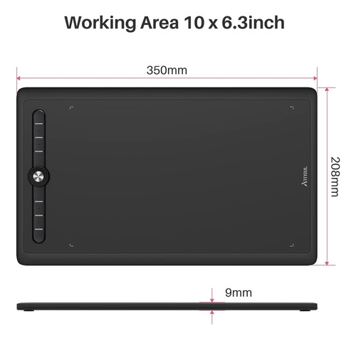 Tablet Dibujo Gráfica Artisul M0610 Pro Lapiz Capacitiv 8192