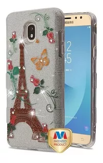 Funda Protector Con Agua Y Brillos Samsung J7 2018 / J7 Star