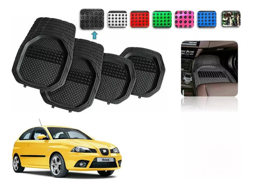 Tapetes 4pz Bandeja 3d Color Seat Ibiza 2003 A 2008 2009