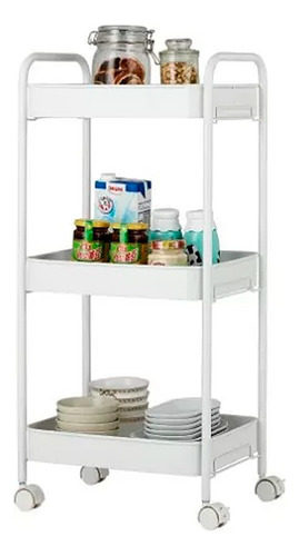 Carrito De Almacenamiento Trolley De 3 Niveles Colores