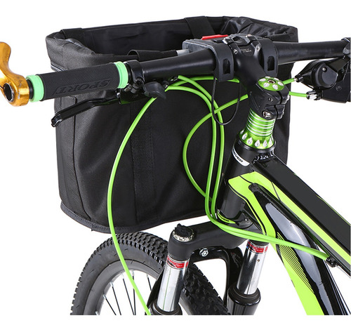 Bicycle Front Basket Removable Waterproof Bike Handlebar