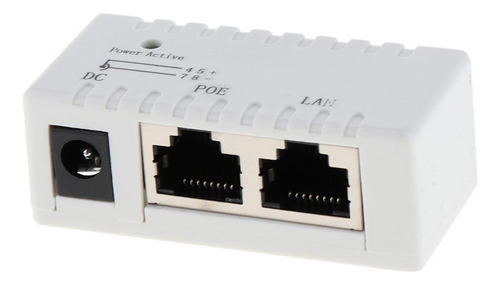 Divisor De Alimentación A Través De Ethernet Poe Blanco