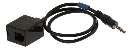 Rj9 Fêmea Para 3.5mm Macho Plug Adapter Converter Headset