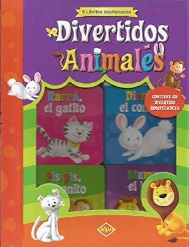 Divertidos Animales 6 Libritos Acartonados - Ciranda