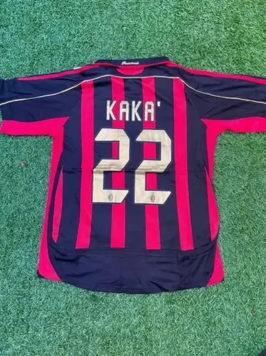 AC Milan 2007 KAKA 22 ユニフォーム Camisa Do Milan 2007 Kaká 22 Champions League Retrô | Parcelamento