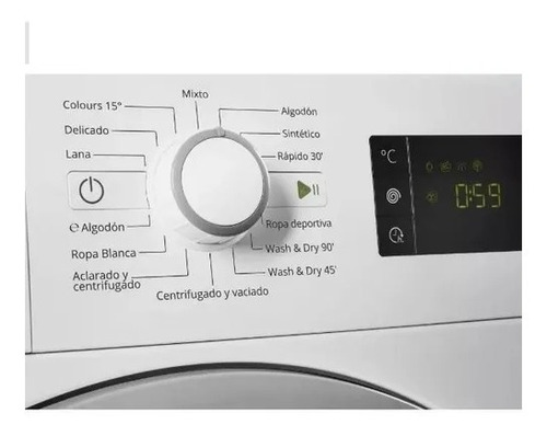 Imagen 4 de 7 de Lavasecarropas Whirlpool Wcf09by Inverter 9kg Digiya