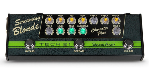 Pedal Emulador De Equipos Sansamp Screaming Blonde Character