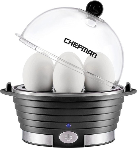 Hervidor De Huevos Chefman Eléctrico, Automático Rj24-v2 Color Negro Frecuencia 60 Hz