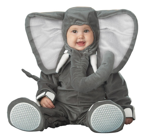 Disfraz Talla 18 A 24 Meses Para Bebé Elefante Halloween