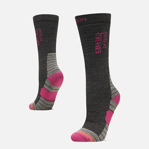 Calcetin Mujer All Mountain Ski Socks Melange Negro Lippi