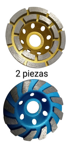 Discos Diamantados Para Desbaste De Concreto 2 Piezas 