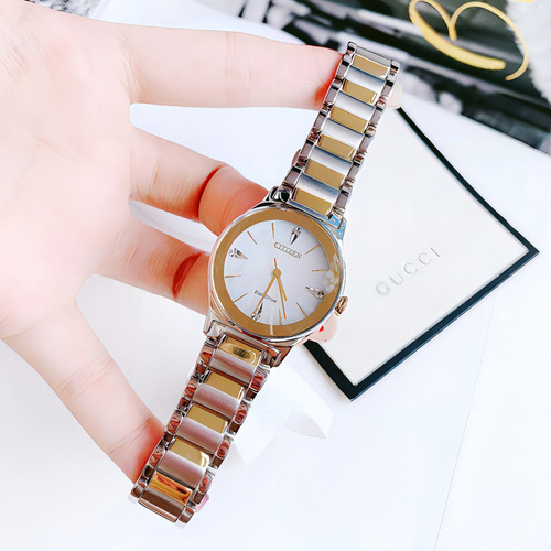 Reloj Citizen Dama Eco Drive Em0734-56d - Color Del Bisel Plata Y Oro