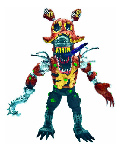 Figura Foxy Twisted Muñeco Five Nights Freddys Fnaf Con Luz