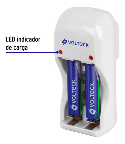 Cargador De Pilas, Aa, Aaa Y 9v Incluye 2 Pilas Aaa; 46043