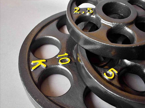 Discos Olimpicos Set De 15kg Para Ejercitarse