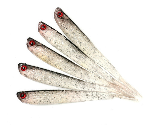 Señuelos Blandos Pesca Minnow Swimbait Sardina Carnada X 5