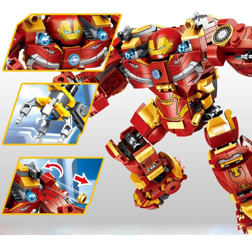 Building Iron Man Avengers Bloques Armables Construccion