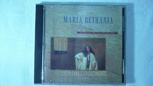 Cd Maria Bethania As Cancoes Que Voce Fez Pra Mim 1993 