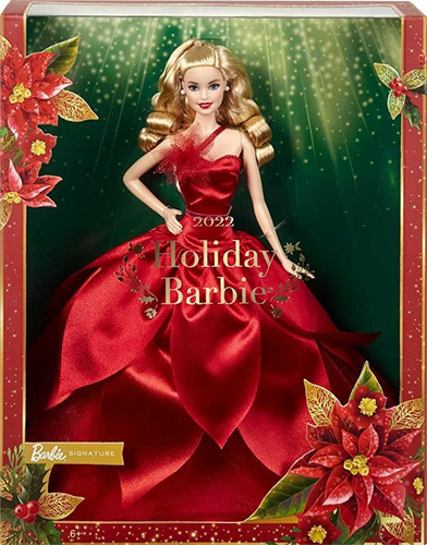 Barbie Signature De Colección 2022 Holiday Barbie Doll.