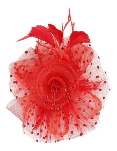 Elegante Sombrero De Flores Cinta Para Cabeza De Fascinator 