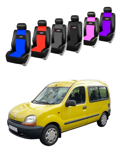 Funda Cubre Asientos Cuero Ecologico Kangoo Modelo Viejo