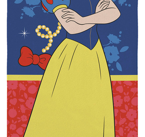 Toalha Banho Algodão Macia Aveludada Branca De Neve Lepper Cor Azul/amarelo