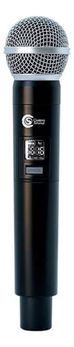 Microfone Custom Sound Sem Fio Uhf Cw 30 - Bk